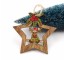 Dekorační hvězdy na Vánoční stromeček J555 6