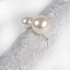 Dekorační kroužky na ubrousky s perlami 12 ks 5