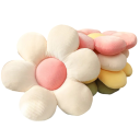 Dekorační polštářek ve tvaru květiny 35 cm roztomilý měkký polštář na sezení i dekoraci do interiéru 1