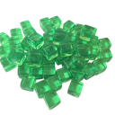 Dekoracyjne kostki 50 sztuk 8 × 8 × 8 mm Przezroczyste akrylowe kostki w różnych kolorach Gra logiczna dekoracja puzzle 6