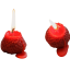 Dekoracyjne świeczki zapachowe truskawkowe 4 szt 3