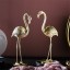 Dekoration goldener Flamingo 3