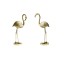 Dekoration goldener Flamingo 6