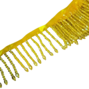 Dekorationsband 45 cm Perlenfransen Polyester Nylon Dekoratives Abschlussband für Kleider Vorhänge Kostüme Dekorationen Handarbeit 8