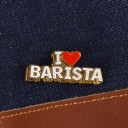 Dekorativ broche med kaffemotiv 17