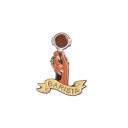 Dekorativ broche med kaffemotiv 7