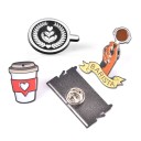 Dekorativ broche med kaffemotiv 3