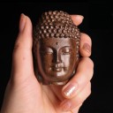 Dekorativ Buddha lavet af mahogni 2