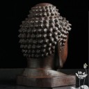 Dekorativ Buddha lavet af mahogni 4