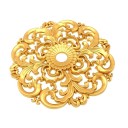 Dekorativ gylden ornament 1