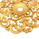 Dekorativ gylden ornament 2