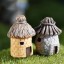 Dekoratív házak miniatúrái 2 db 5