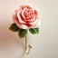 Dekoratív horgok rózsákkal 2 db 3