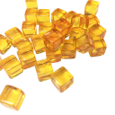 Dekoratív kostkák 50 db 8 × 8 × 8 mm Átlátszó akril kostkák különböző színekben Logikai puzzle játék dekoráció 10