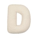 Dekoratív párna betű alakú 40 × 35 × 10 cm Bézs báránygyapjú párna töltettel Párna gyerekszobába 5