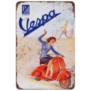 Dekorativ retro plåtskylt 10