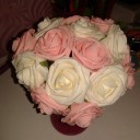 Dekorativ rosebuket - 10 stk. 4