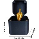 Dekorativ sjov æske med pop-up gestus 5 x 5 x 5 cm Sjov overraskelsesdekoration 2