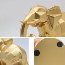 Dekorativ statue af en elefant og en babyelefant 4