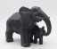 Dekoratív szobor egy elefánt és az elefánt baba 5