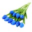 Dekoratív tulipán csokor 10 db 9