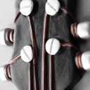 Dekorative kroge formet som et guitarhoved, 3 stk. 4