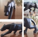 Dekorative Leopardenskulptur 1