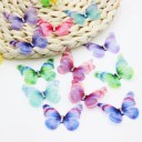 Dekorative organza butterflys 50 stk. 2