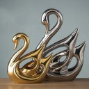 Dekorative svanefigurer 2 stk. 3