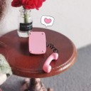 Dekorativer Mini-Telefon für das Puppenhaus 1,7 x 1,2 x 0,9 cm Retro Möbelzubehör für Miniaturen 2
