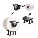 Dekorativer Toilettenpapierhalter in Form eines Schäfers Freistehender Toilettenpapierrollenhalter Tierhalter für das Badezimmer 4
