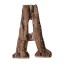 Dekoratívne drevené písmeno C475 6
