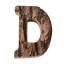 Dekoratívne drevené písmeno C475 9