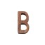 Dekoratívne drevené písmeno C510 4