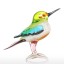 Dekoratívne sklenený vtáčik C572 3