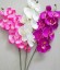 Dekoratívne umelé orchidey 6
