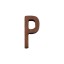 Dekorativní dřevěné písmeno C510 18