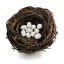 Dekorativní hnízdo s vajíčky 2