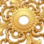 Dekorativní zlatý ornament 3