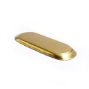 Dekorativt fad i rustfrit stål 18 cm Guld ovalt opbevaringsfad Elegant organizer til smykker kosmetik nøgler Moderne boligdekoration 2