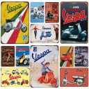 Dekorativt retro blikskilt 1