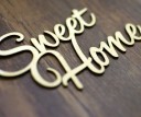 Dekorativt skilt Sweet Home 6 stk. 2