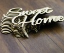 Dekorativt skilt Sweet Home 6 stk. 3