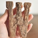 Dekorativt træbogstav C475 2