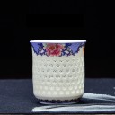 Dekoreret porcelænskrus 2