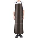 Delantal de taller impermeable tamaño XL 120 x 66 cm de PVC con cobertura hasta las rodillas grosor 0,6-0,8 mm para cocinar limpieza y trabajos de taller 3