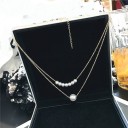 Delicado collar de perlas para mujer 6