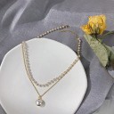 Delicado collar de perlas para mujer 7