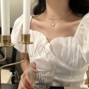 Delicado collar de perlas para mujer 3