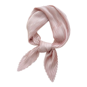 Delicado Pañuelo Cuadrado para Damas de 70 cm Pequeño Pañuelo Plisado para la Cabeza y el Cuello Para el Cabello en la Muñeca y el Bolso 11